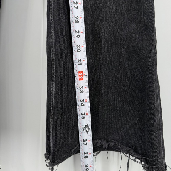 rag & bone Black Wide Leg Flare Jeans - Picture 12 of 14